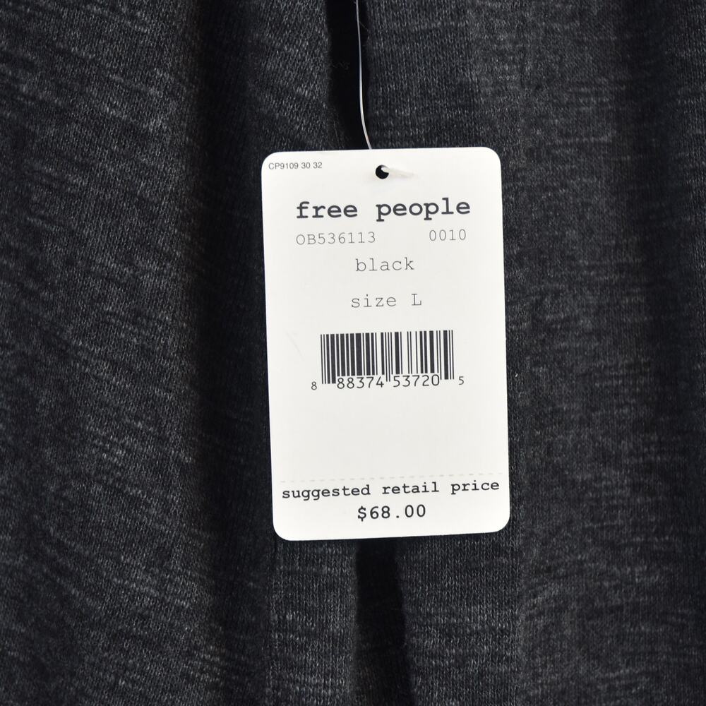 Free People Split Back Cowl Neck Top, large, NWT - Picture 6 of 10